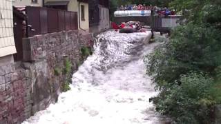 Wildwasser Rafting Tambach  Dietharz Video 1 [upl. by Blinny325]