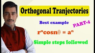 VTU Engineering Mths 1 orthogonal trajectory rn cosnθan good examplePART4 [upl. by Washington]