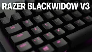 Razer BlackWidow V3 Mekanik Oyuncu Klavyesi İncelemesi [upl. by Ahsikin680]