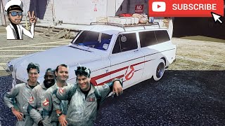 GTA Online How to Make The Ecto 1 Ghostbuster Car [upl. by Enomed]