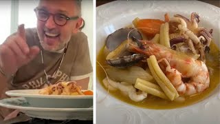 PIATTO UNICO ZUPPA DI PESCE CON CASARECCE  Chef BRUNO BARBIERI [upl. by Anastasius]