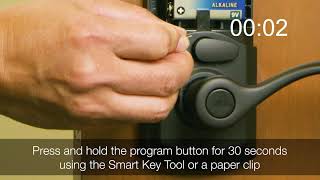 Factory Resetting the Kwikset Smartcode 955917 [upl. by Aronoel]