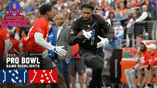 NFC vs AFC Flag Football  2023 Pro Bowl Game 2 Highlights [upl. by Nuhsar883]