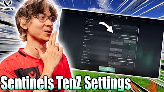 Sentinels TenZ Valorant Settings  TenZ Sensitivity 2024 [upl. by Jarus]