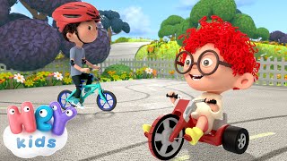 Fietsen Kinderliedje 🚲 Peuterfilmpjes Nederlands  HeyKids [upl. by Anaitak]