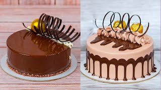 Top 10 Fancy Cake Decorating IDeas  Amazing Chocolate Birthday Cake Tutorial For Beginners [upl. by Ilime763]