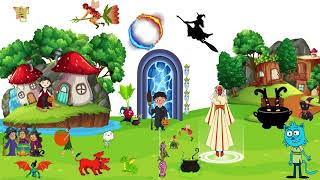 A Journey into the Magical World  KidsVoyage Adventures Cartoon [upl. by Nosde]