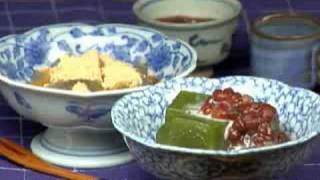 How to Make Macha Kuzumochi Green Tea Mochi Dessert with Kudzu Powder Recipe  Cooking with Dog [upl. by Octavus]