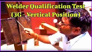 English Welder qualification test in 3G position [upl. by Dduj985]