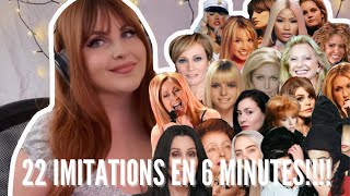 22 imitations en 6 minutes Chanteuseschanteurs [upl. by Noel370]