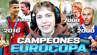 DAVOO XENEIZE REACCIONA A TODOS LOS CAMPEONES DE LA EUROCOPA 19602024 [upl. by Xenos]