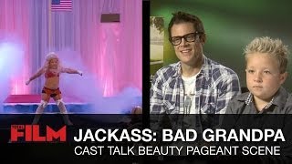 Jackass Bad Grandpa Beauty Pageant Scene Secrets [upl. by Yelda]