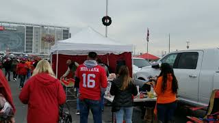 AMAZING TAILGATE PARTIES  LEVI STADIUM [upl. by Ellinnet315]