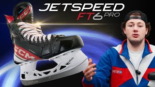 CCM JetSpeed FT6 Pro Skate First Impression amp Review [upl. by Ahsilahk]