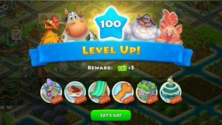 Township Gameplay level 100  Complete 99 levels in township  level up trick [upl. by Raymonds]