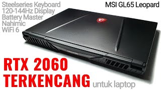 Laptop Gaming dengan GPU Spesial Review MSI GL65 Leopard  Indonesia [upl. by Aisela]