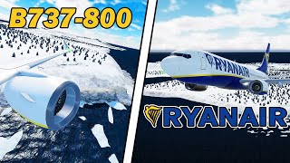 Roblox Project Flight ✈️  Ryanair Boeing 737800  Full Flight  Real Sounds 🔊 [upl. by Menell811]