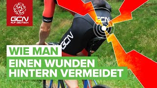 Wie man einen wunden Hintern vermeidet  Sitzprobleme beim Radfahren vorbeugen [upl. by Ellehcsar302]