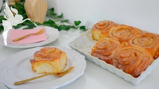 Zimtschnecken  Cinnamonrolls selber machen  Cinnamon Rolls Rezept  Kuchenfee CC [upl. by Htevi973]