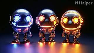 Metal Emojis transform into glowing metallic creatures blending into their surroundings [upl. by Sausa387]