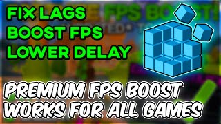 PREMIUM FPS BOOST IN ALL GAMES FOR FREE [upl. by Galven]