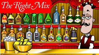 Bartender  The Right Mix Flash Game Commentary Playthrough [upl. by Waynant535]