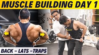 DAY 1  Wider and Bigger Back Workout  Full Muscle Building Series  Yatinder Singh [upl. by Katrine289]