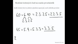 Rozklad čísla na prvočinitele [upl. by Neveda]