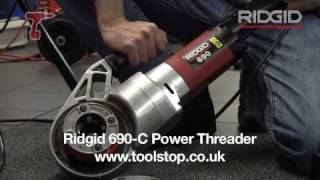 RIDGID 690C 41967 Power Threader Pipe capacity ½quot  2quot [upl. by Leelahk936]