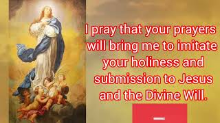 Day 2 Immaculate Conception Novena prayer youtube subscribe like advocate [upl. by Oniger121]