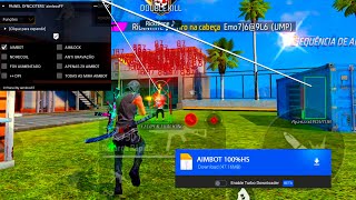 PAINEL AIMBOT  👻 PAINEL XIT PURO IPHONEANDROID HEADTRICK 100 HS✅☠️scarlet android regedit mobile [upl. by Bumgardner]