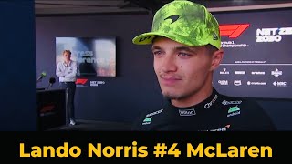 F1 2023 British GP Lando Norris Post Race Interview [upl. by Atteiram]