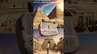 रोसेटा स्टोन वो रहस्यमयी चाबी जिसने इतिहास बदल दिया ytshorts egypt history [upl. by Manoop575]