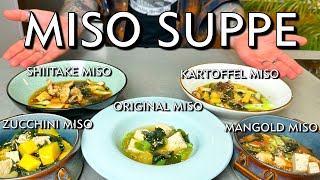 Miso Suppe selber machen  original Zutaten  authentisch lecker [upl. by Lekcim]