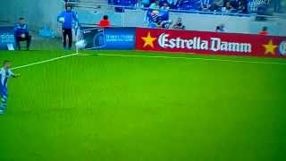 Thibaut Courtois Own Goal Espanyol 10 Atletico Madrid 19102013 [upl. by Kelleher]