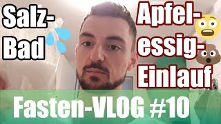 Bauchschmerzen bessere Haut ApfelessigEinlauf Salzbad Grünes Saftfasten VLOG 10 [upl. by Elbam261]