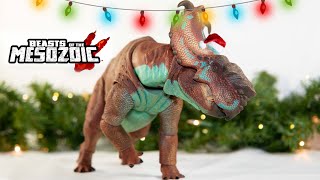 Beasts of the Mesozoic Pachyrhinosaurus Figure Review  Killershrewfans 12 Days of Reviews [upl. by Ziana]