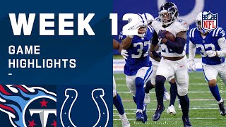 Titans vs Colts Week 12 Highlights  NFL 2020 [upl. by Abisha]