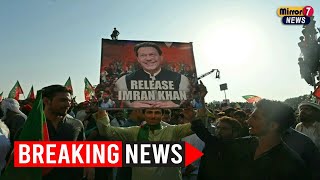 Massive Rally in Islamabad Demands Release of Imran Khan Amidst Rising Tensions [upl. by Ellenahc]