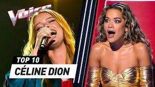 MINDBLOWING Céline Dion covers on The Voice [upl. by Mortie]