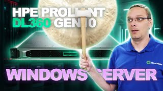 HPE ProLiant DL360 Gen10 Windows Server  How to Install Windows Server 2019  Server OS Install [upl. by Ifen]