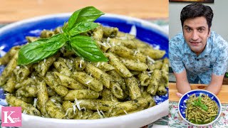 Pesto Pasta Recipe  pesto sauce pasta  pasta banane ka tarika  Chef Kunal Kapur Recipes [upl. by Whale23]