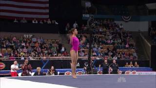 Alexandra Raisman  Floor Exercise  2010 Tyson American Cup [upl. by Teragram690]