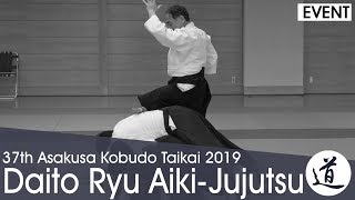 EXPLOSIVE Daitoryu Aikijujutsu Demonstration  Kondo Katsuyuki  2019 Asakusa Kobudo Taikai [upl. by Luiza]