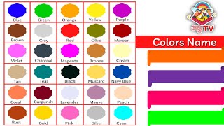 Learn Name of Colors  Learn To Speak Name of Different Colours  Akutv nameofcolours [upl. by Crawley]