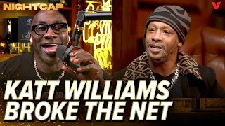 Shannon Sharpe reacts to Katt Williams interview on Club Shay Shay going viral  Nightcap [upl. by Ennayelsel]