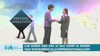 Medical Compensation 4 U TV advert [upl. by Axel784]