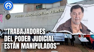 En ningún momento se está violentando la autonomía del Poder Judicial Fernández Noroña [upl. by Ashby]