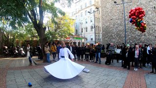 Galata Kulesi Semazen Gösterisi amp Restoranları ve Balkon Manzarası İstanbul [upl. by Eenobe]