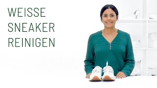 Weiße Sneaker professionell reinigen [upl. by Notffilc]